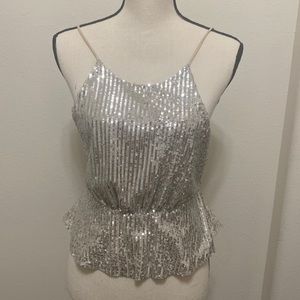 ZARA SEQUINCE TOP